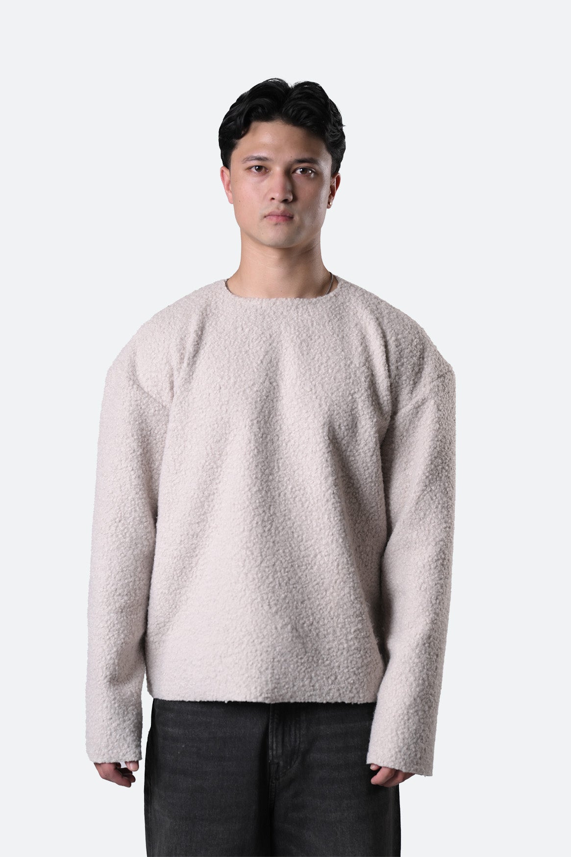 Crema Boucle Knit Sweater