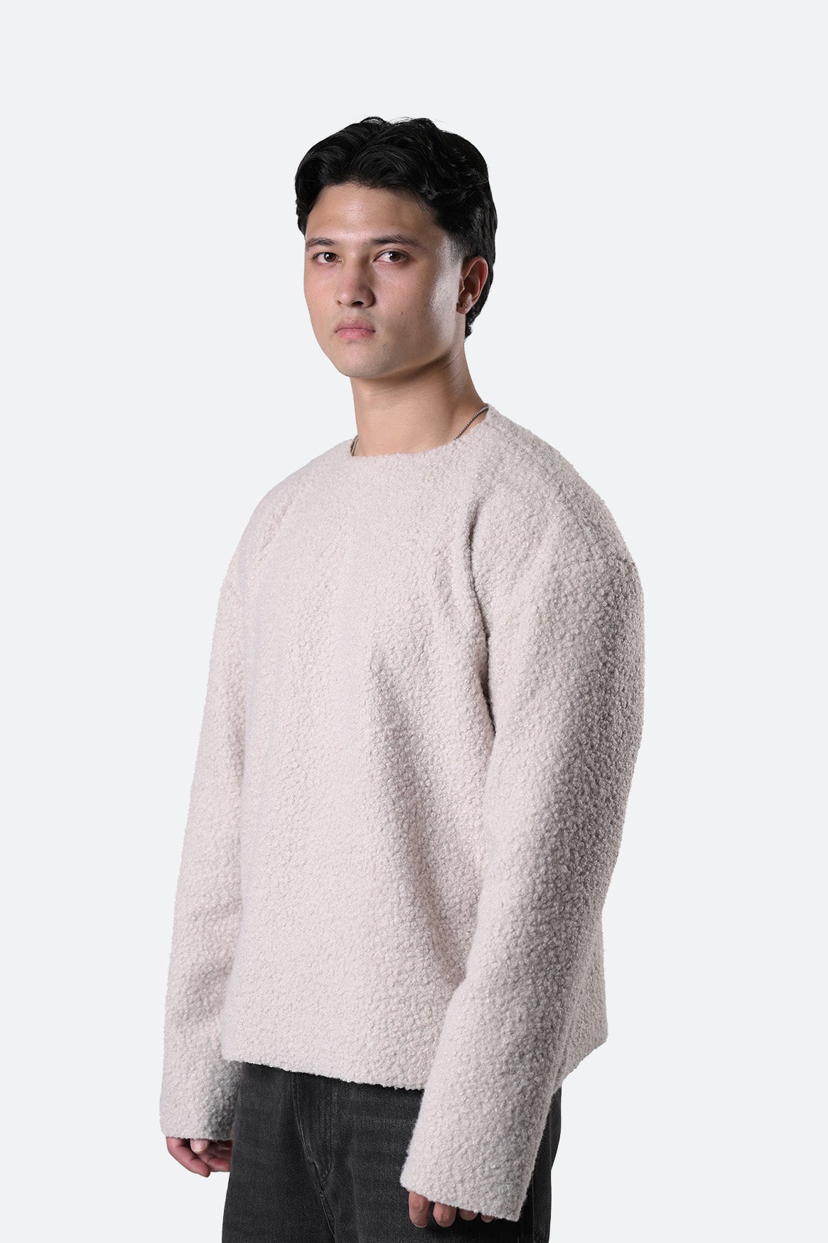 Crema Boucle Knit Sweater