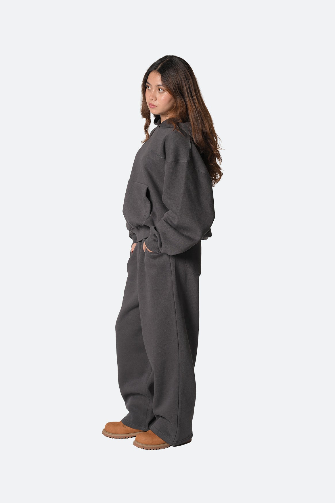 Straigth Leg Sweatpants- Grey (unisex)