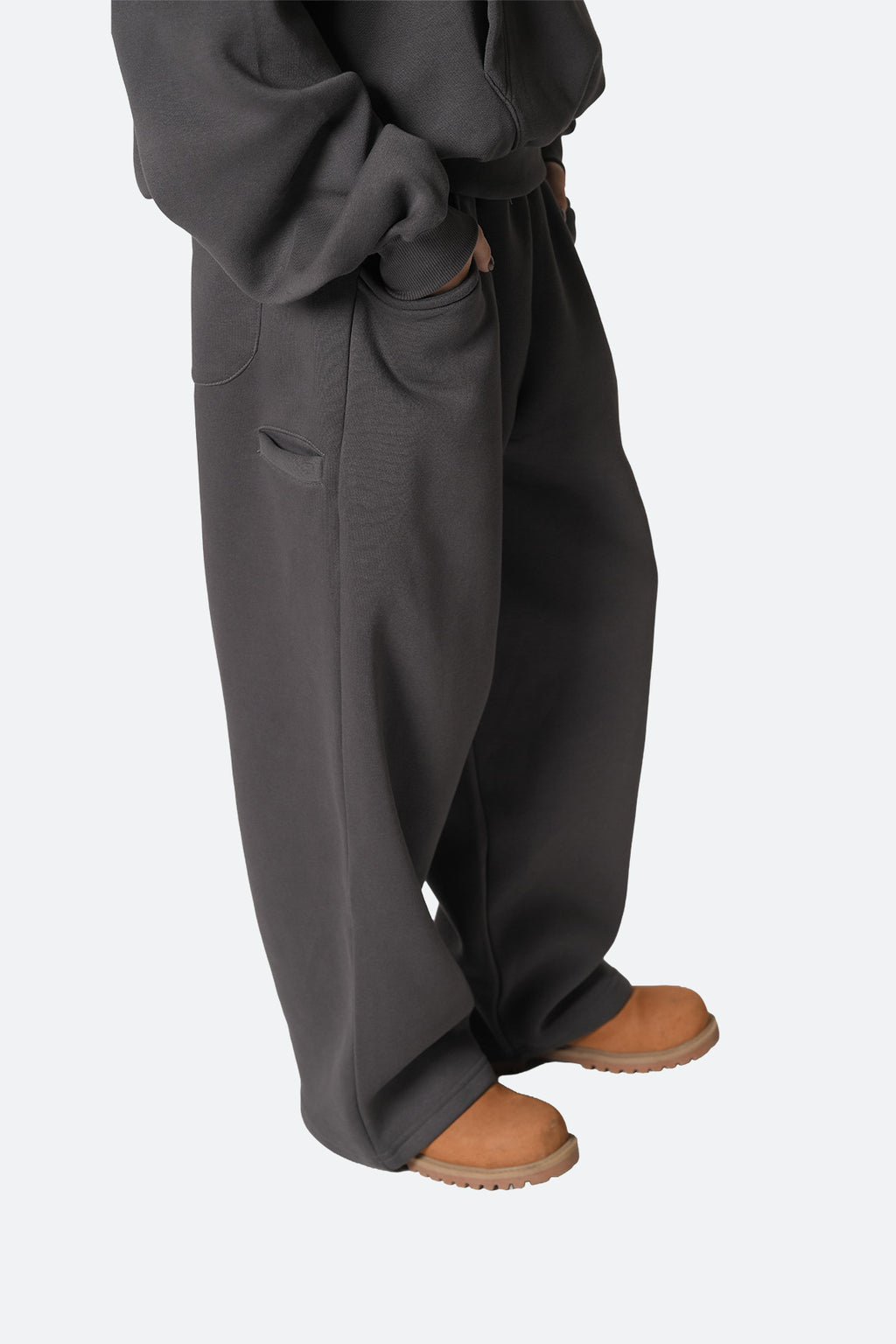 Straigth Leg Sweatpants- Grey (unisex)