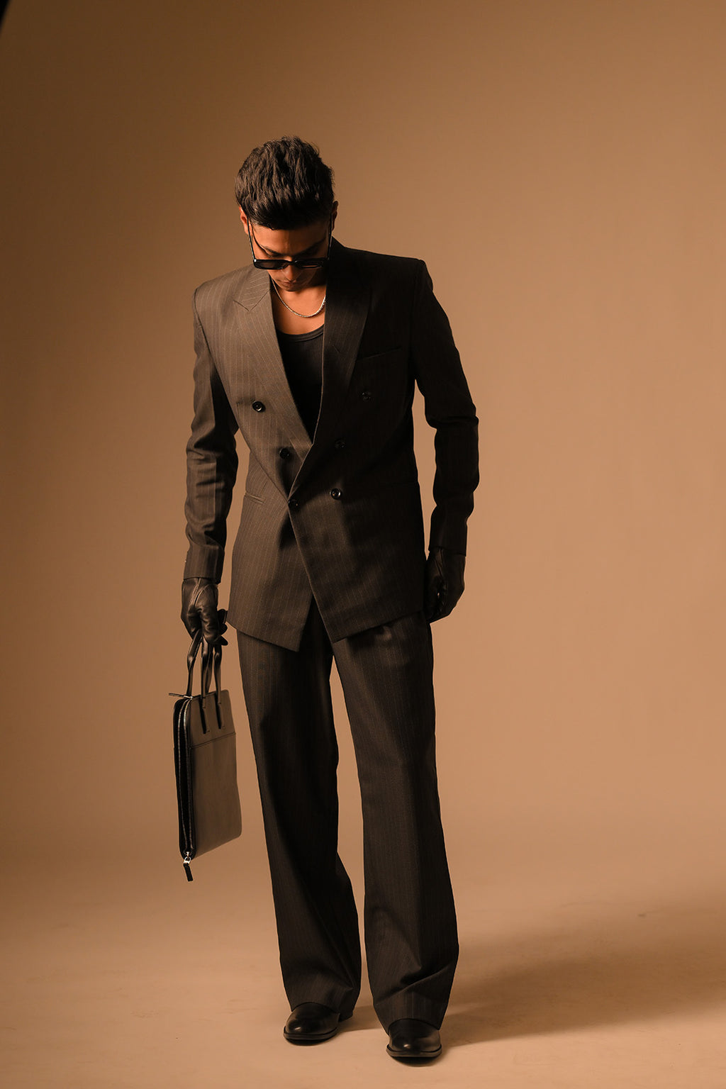 Iconic Pinstripe Double-Breasted Suit