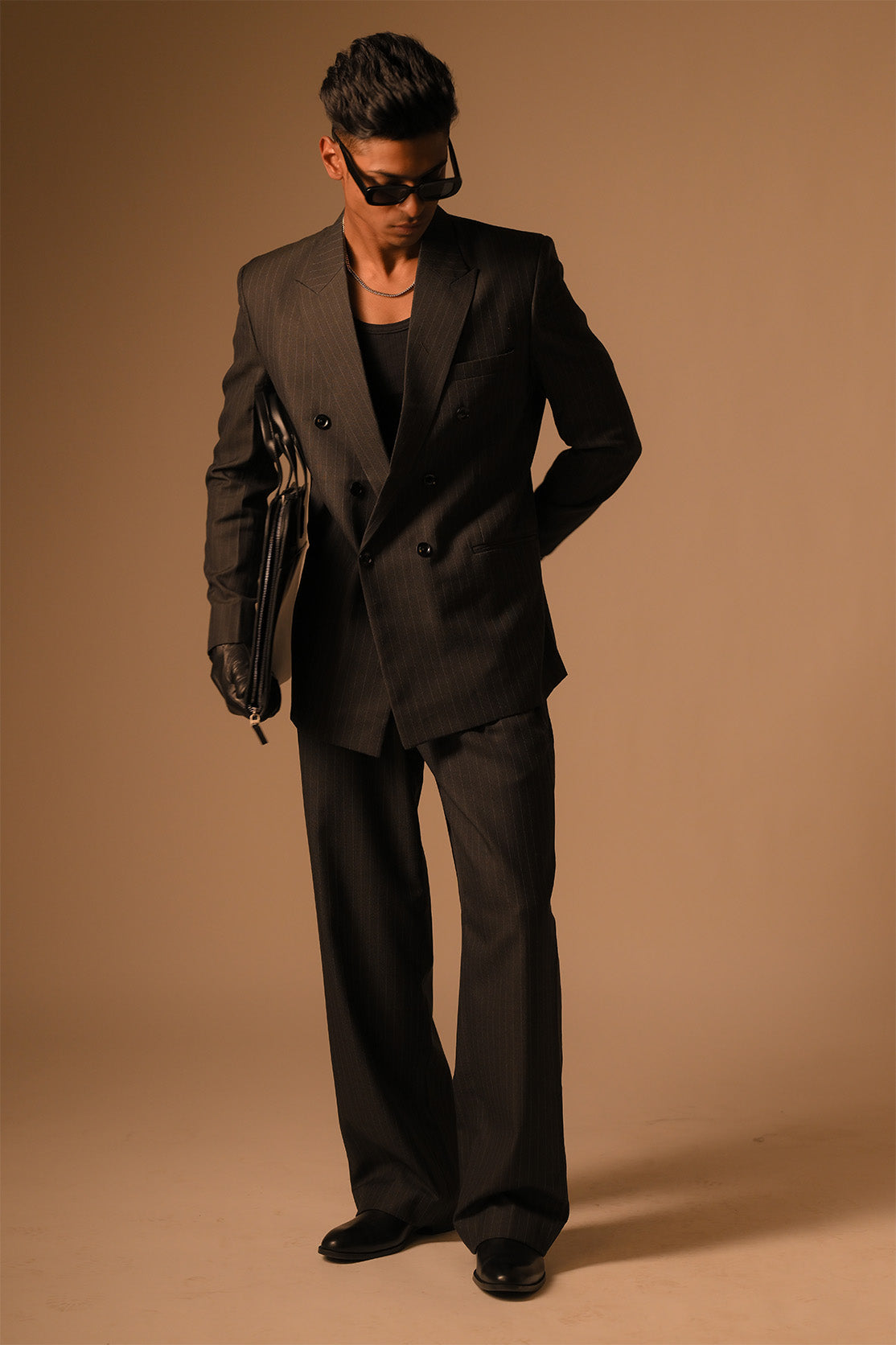 Iconic Pinstripe Double-Breasted Suit