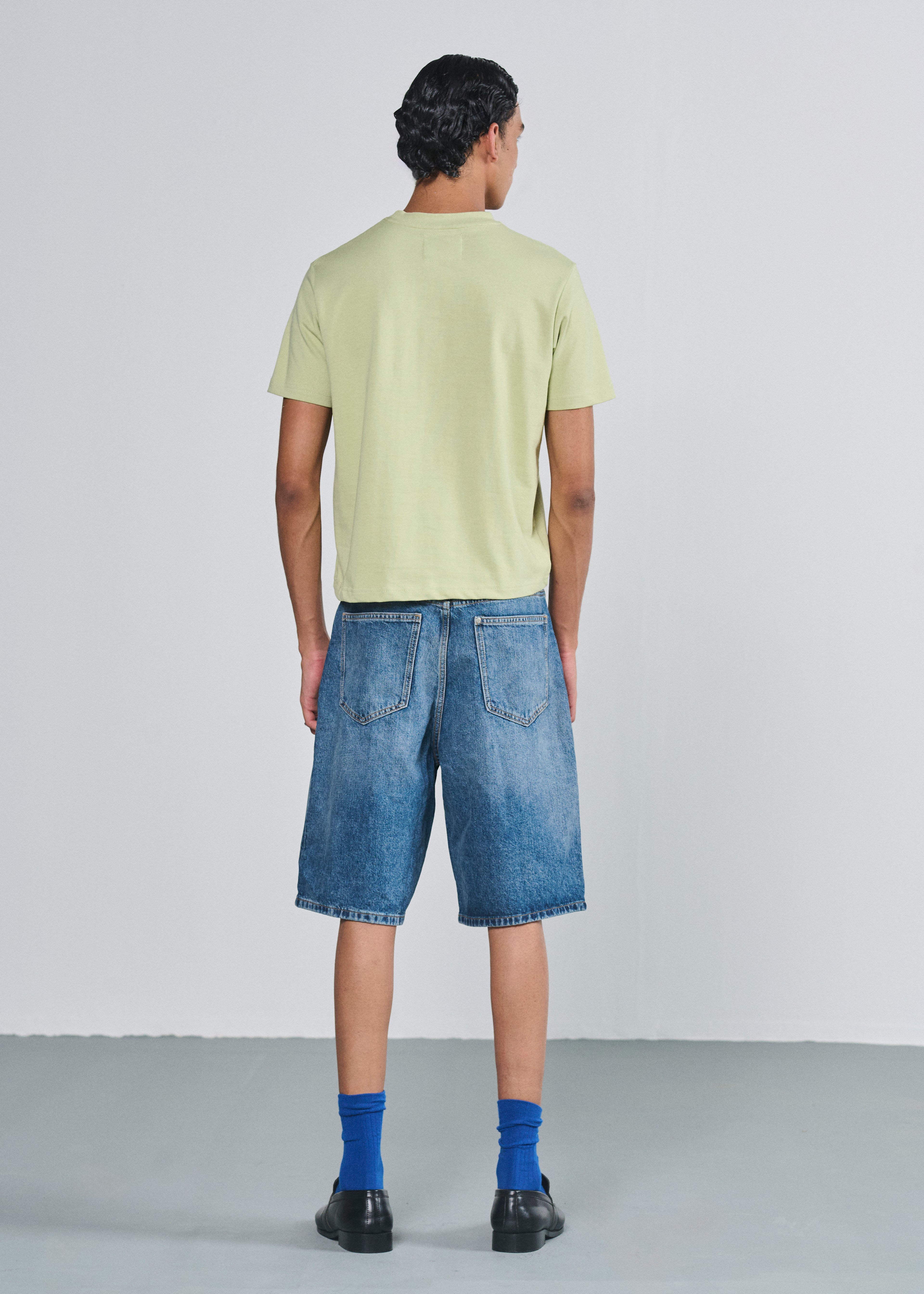 Essential Cropped Tee - Mint Green