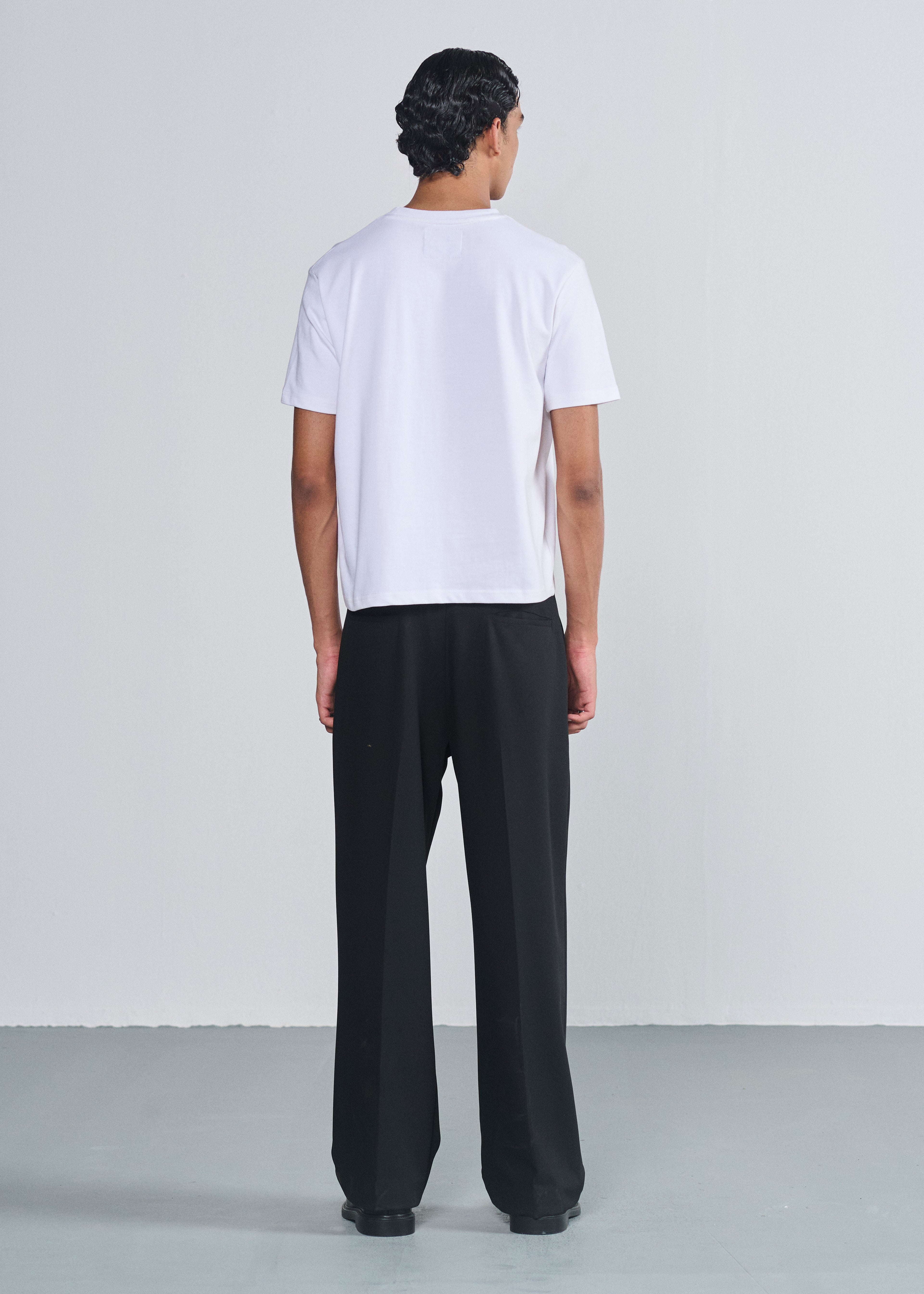 Essential Cropped Tee - White