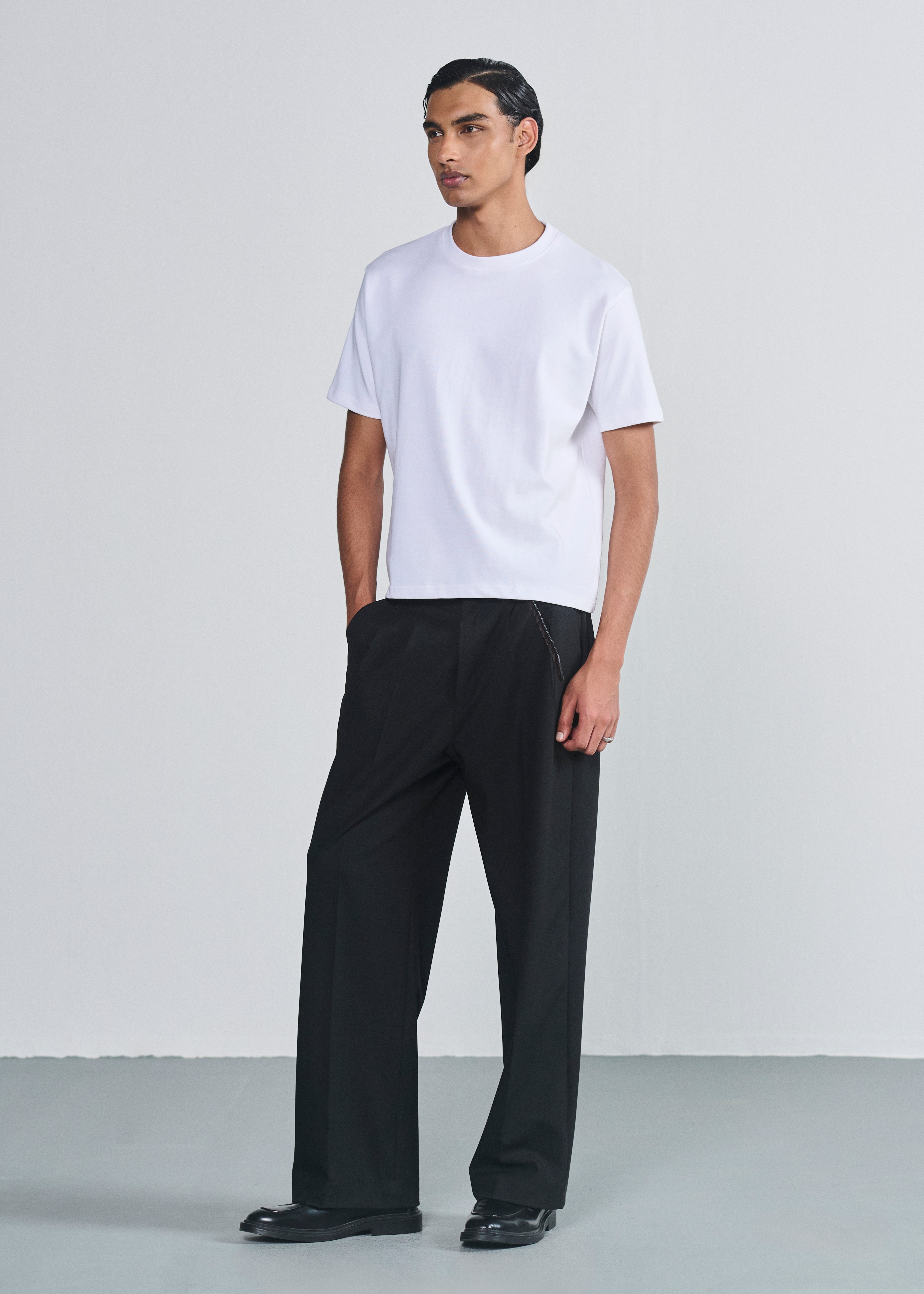 Essential Cropped Tee - White