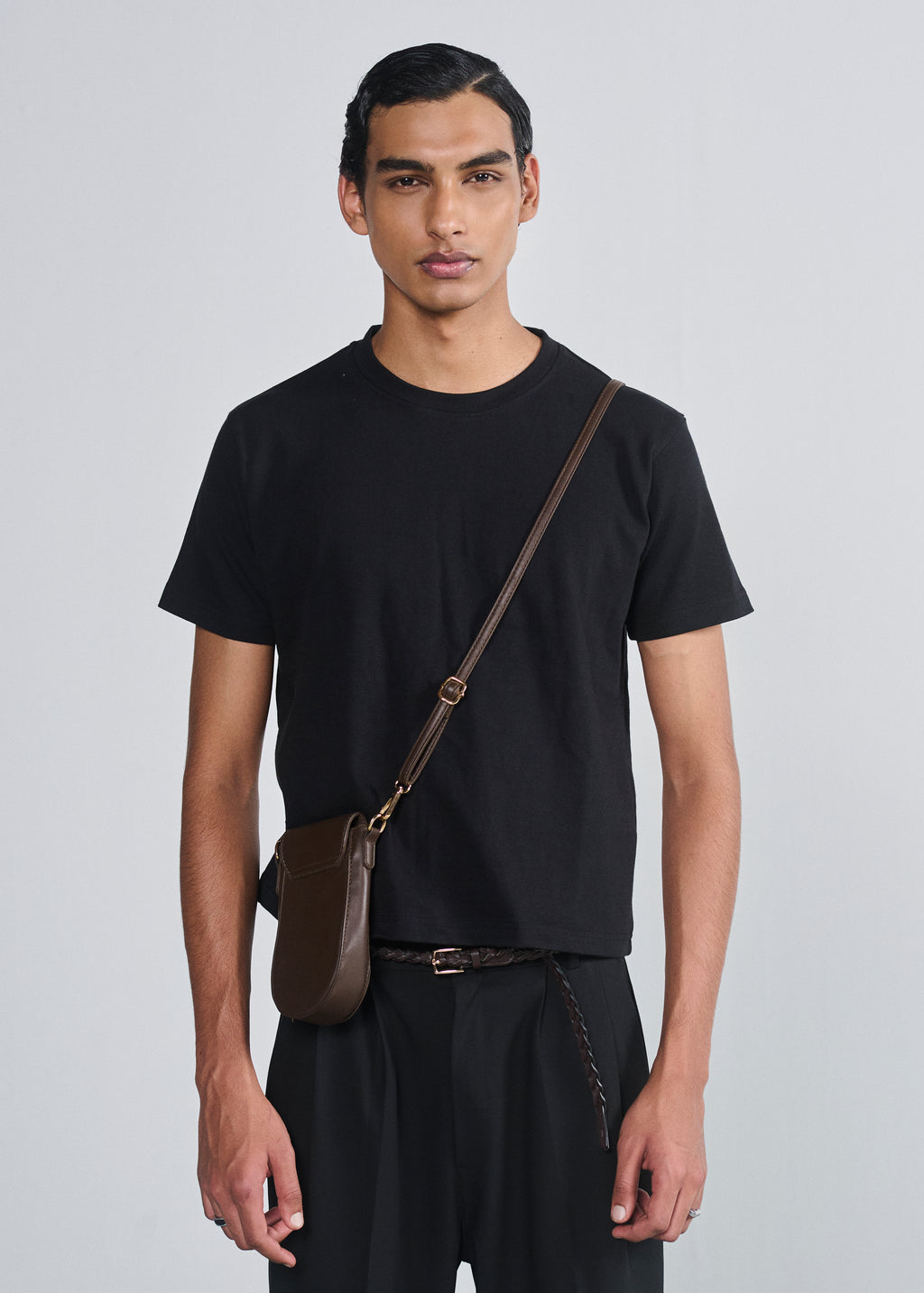 Essential Cropped Tee - Black