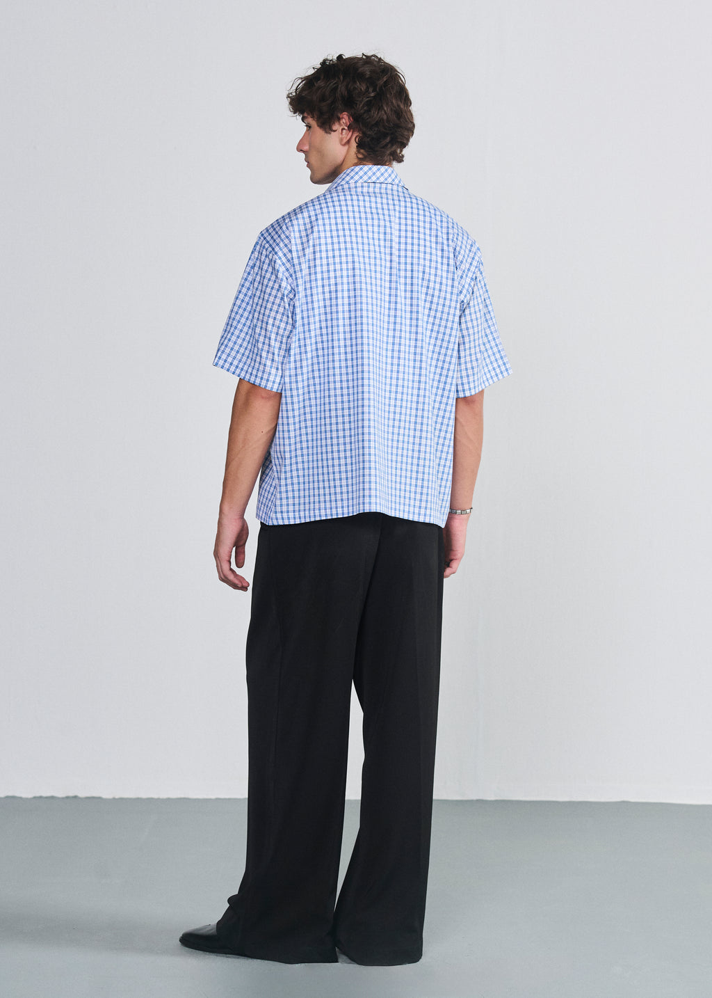 Short Sleeve Gingham Shirt
