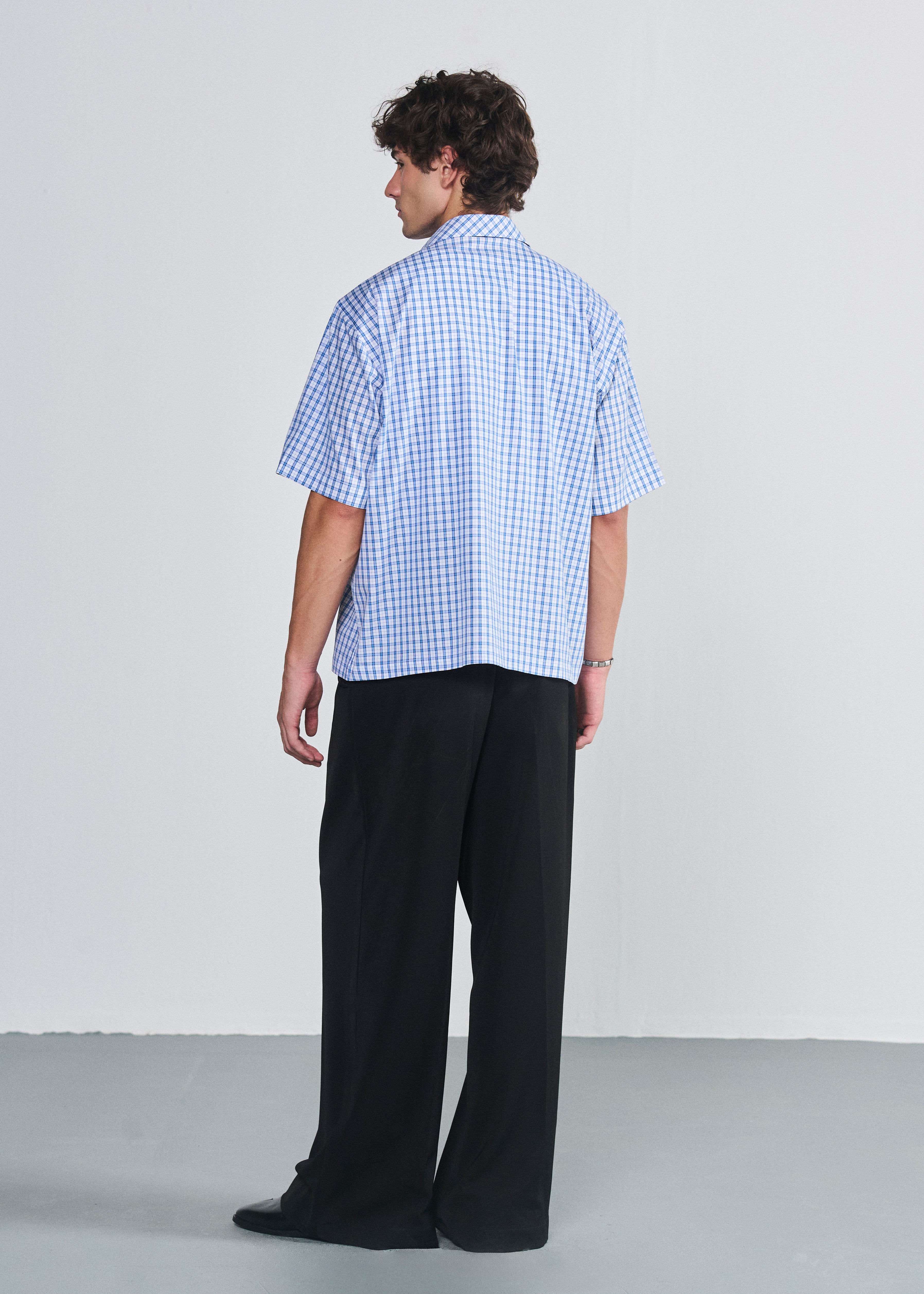 Short Sleeve Gingham Shirt