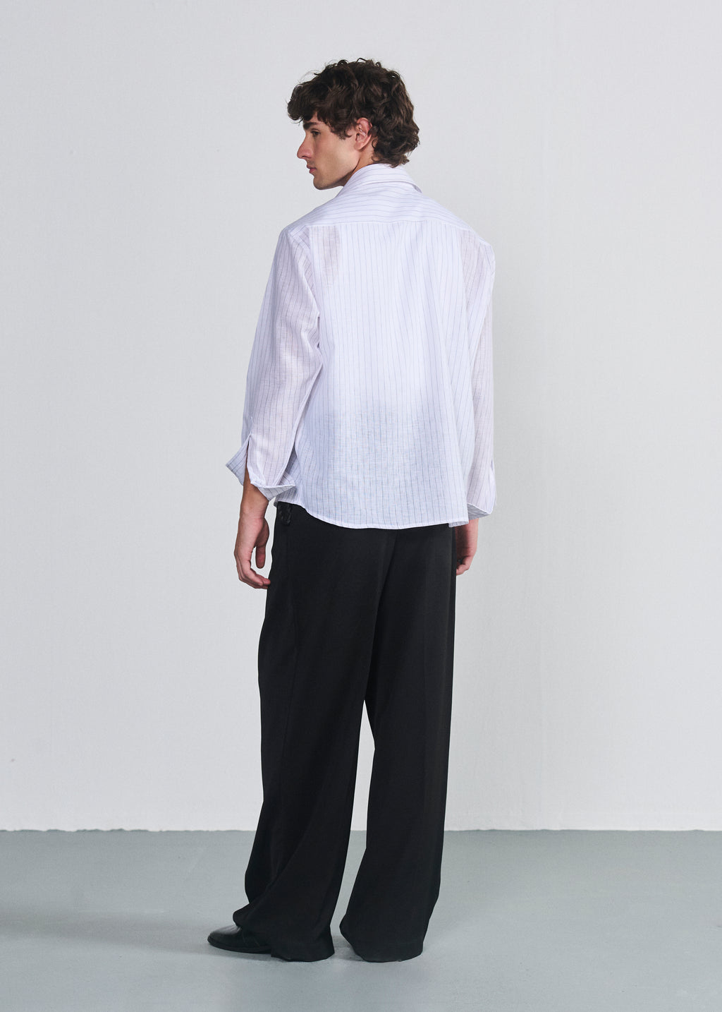 Signature Striped Shirt - White