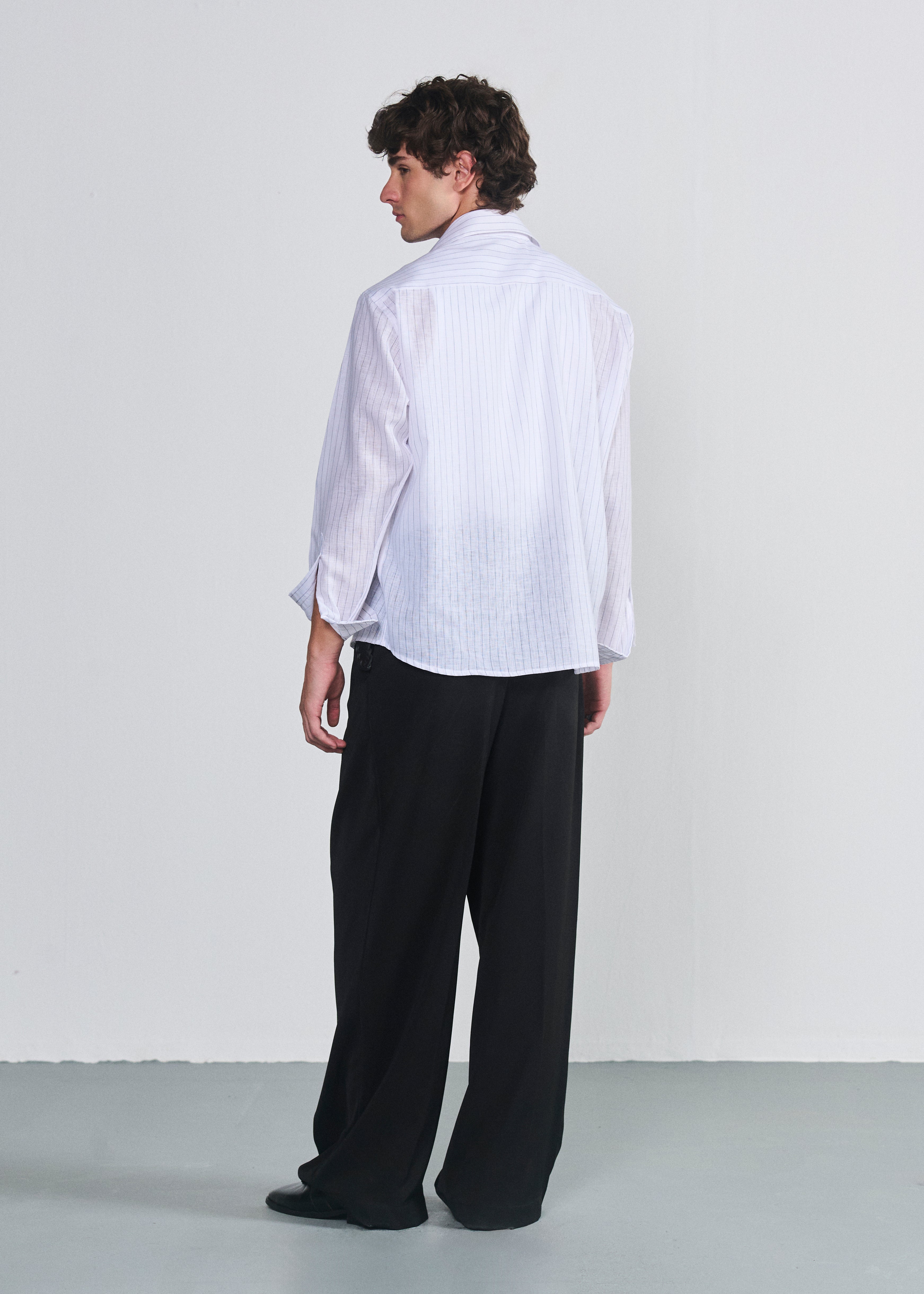 Signature Striped Shirt - White