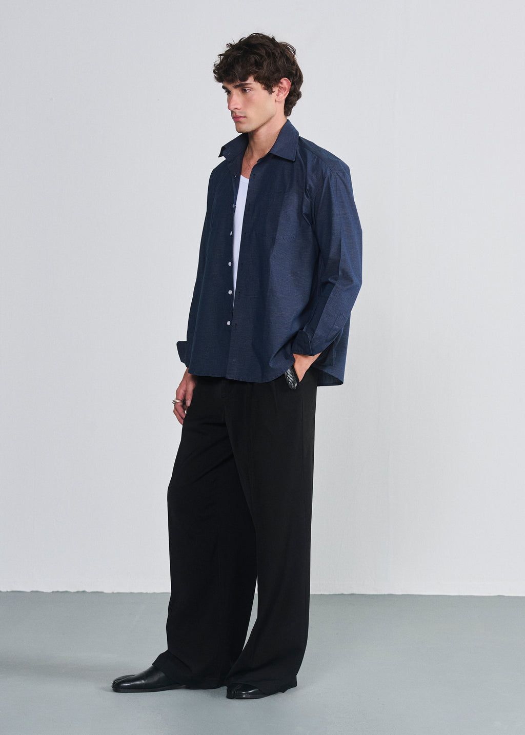 Signature Striped Shirt - Navy