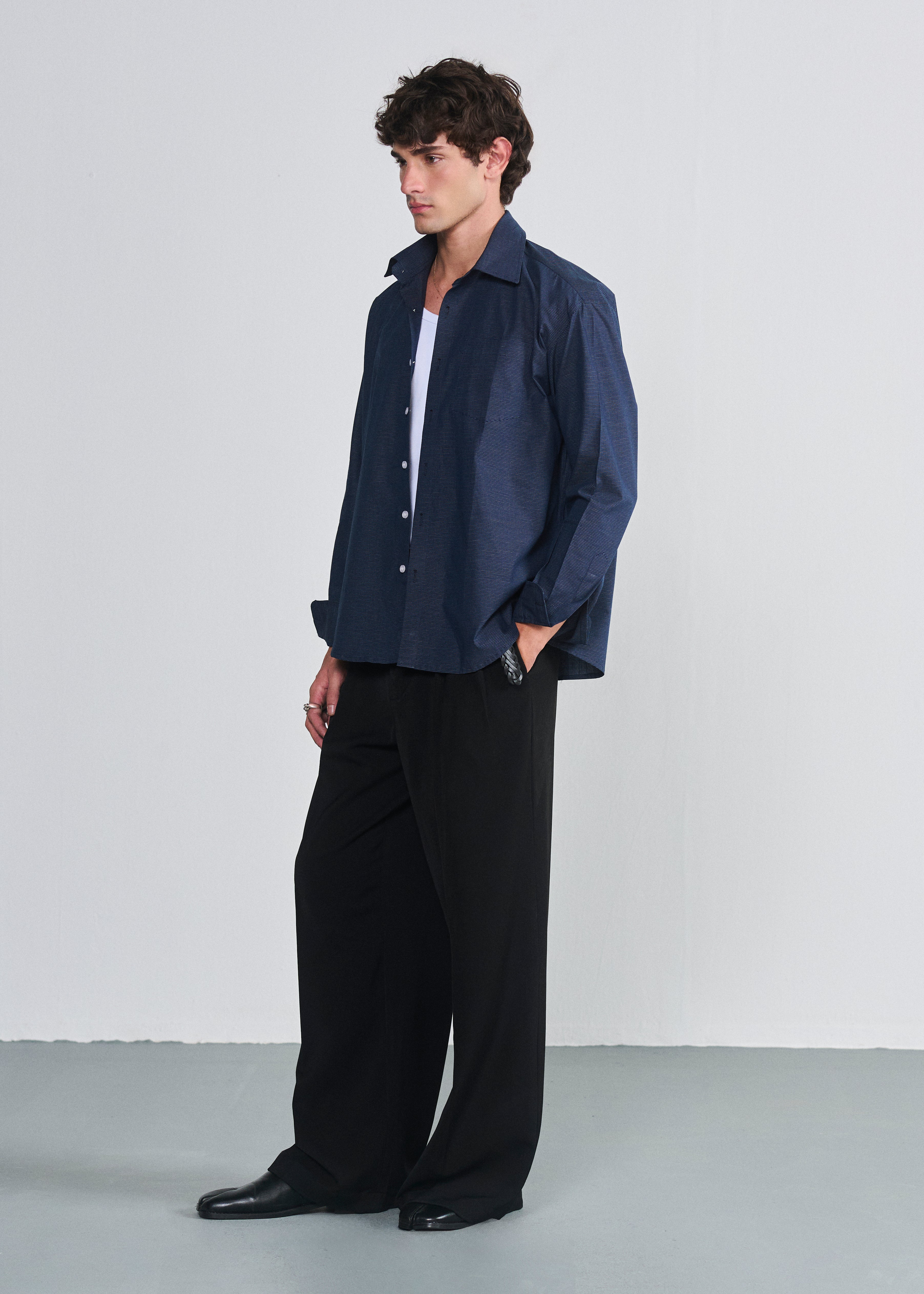Signature Striped Shirt - Navy