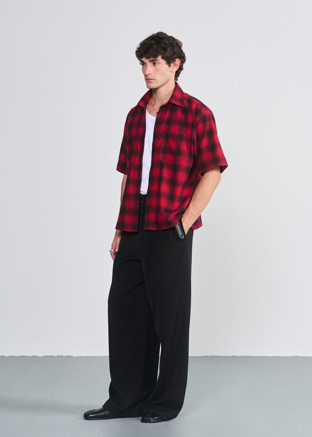 Short Sleeve Flannel Shirt