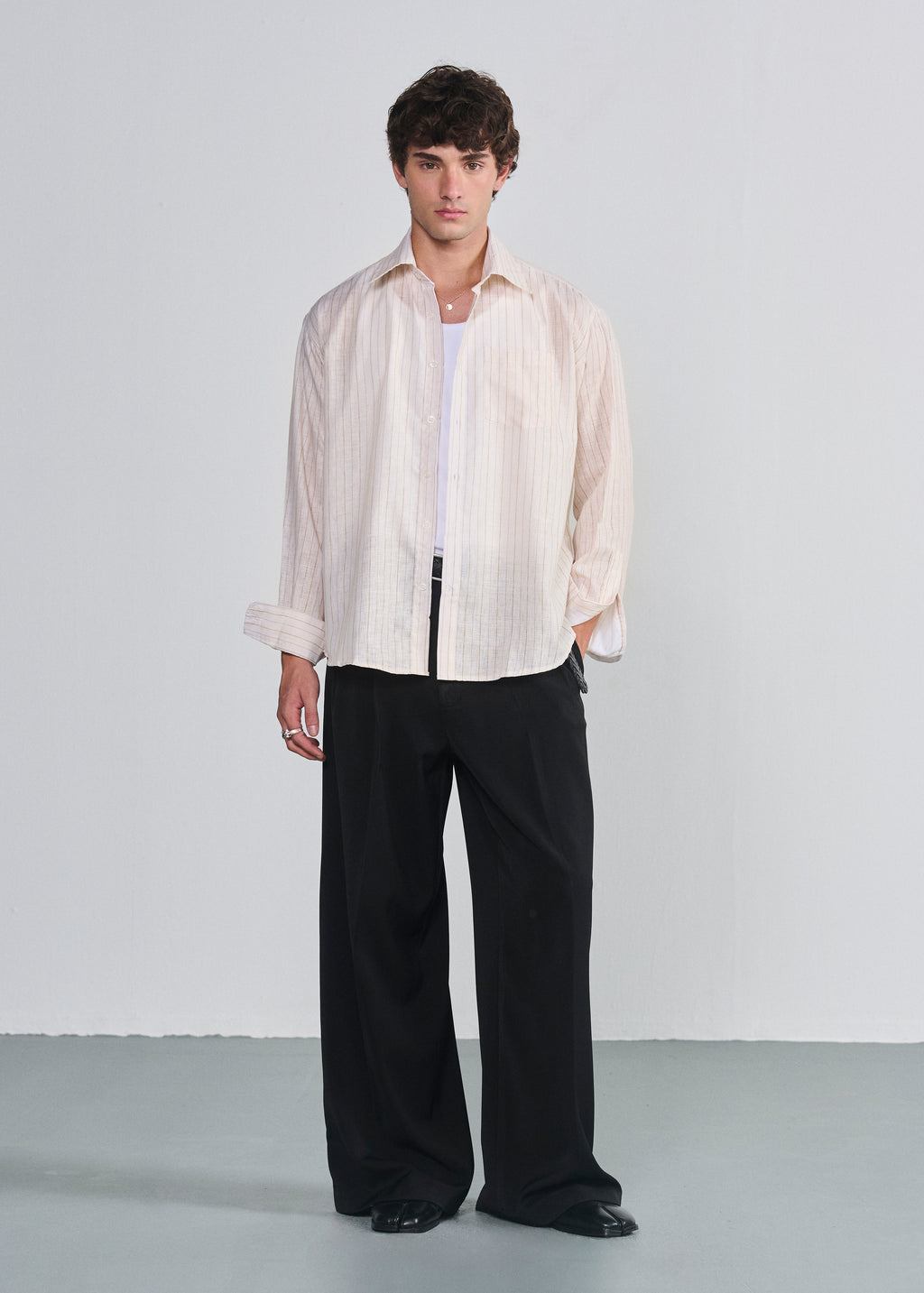 Signature Striped Shirt - Cream