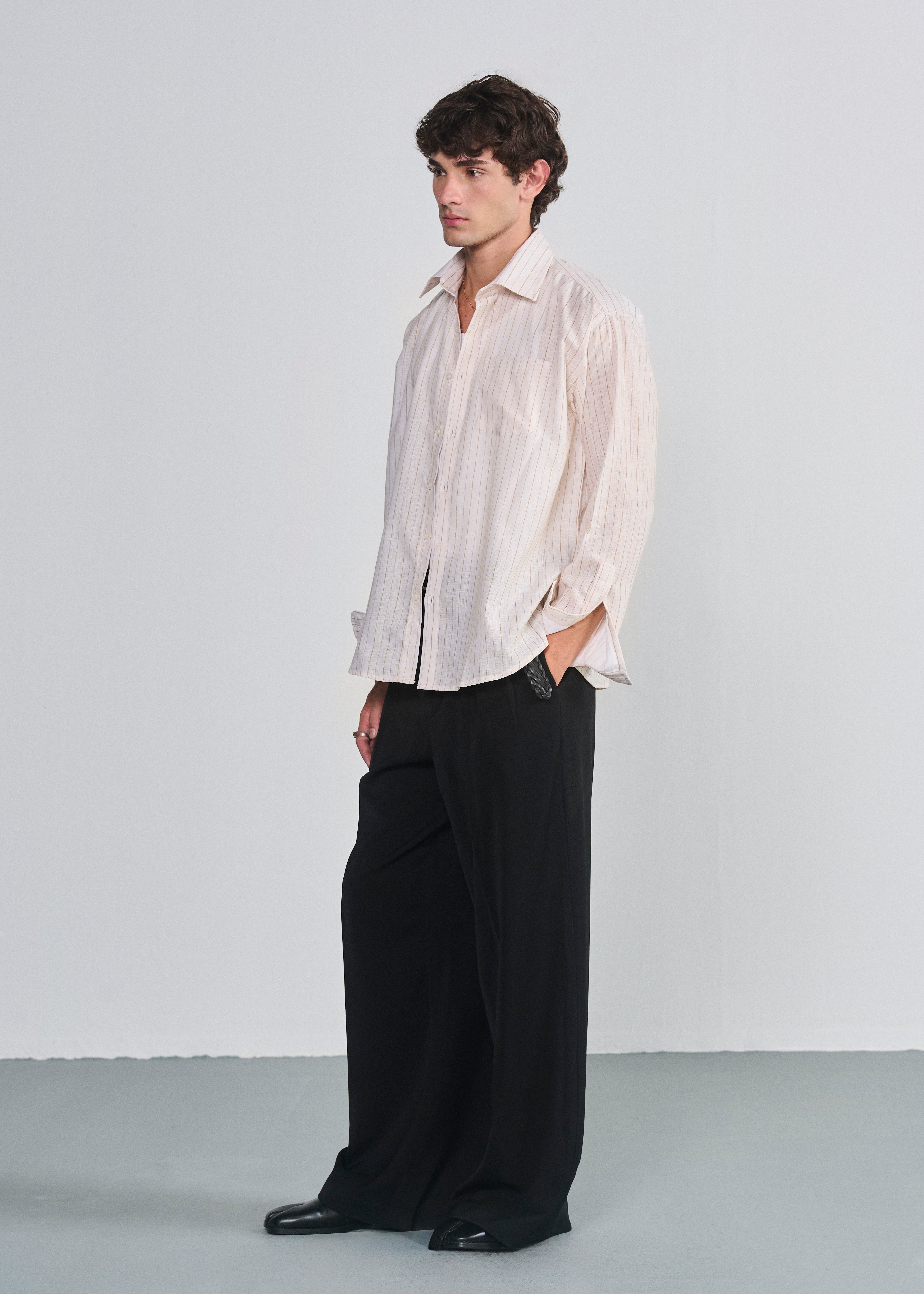 Signature Striped Shirt - Cream